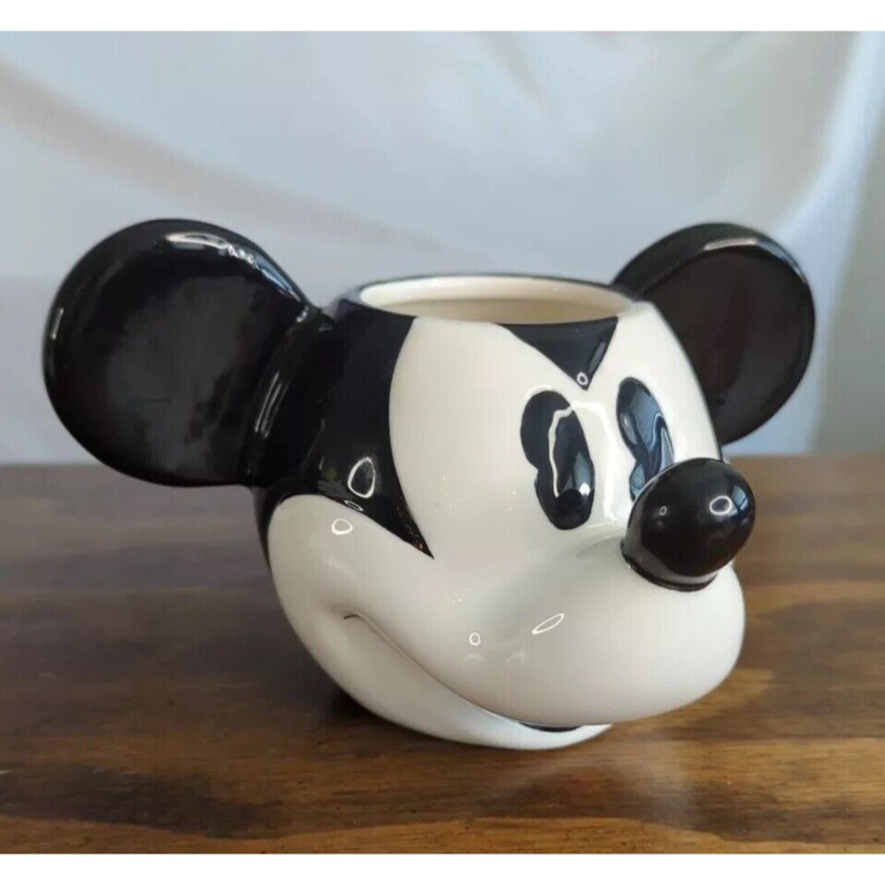 Treasure Craft Walt Disney Mickey Mouse 3D Face Animation Character Mug VTG